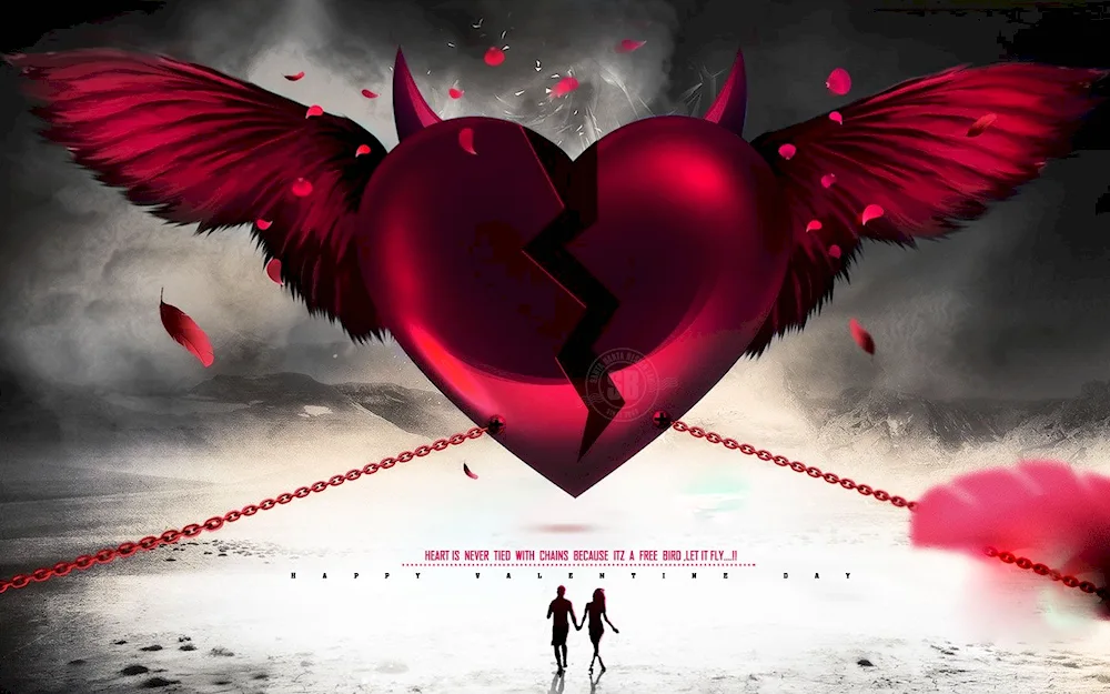 Broken heart 3d