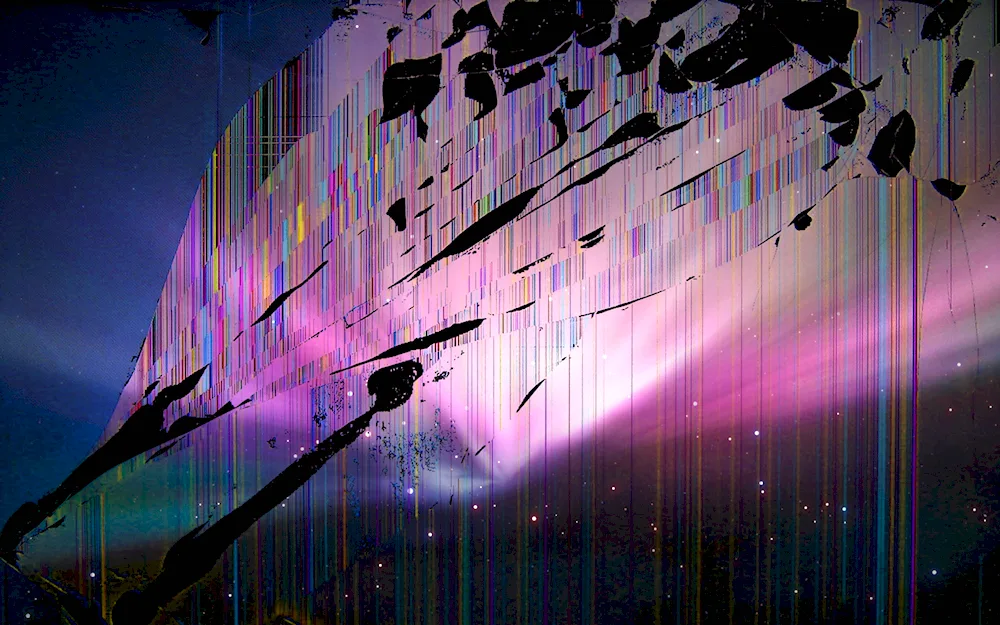 Shattered screen