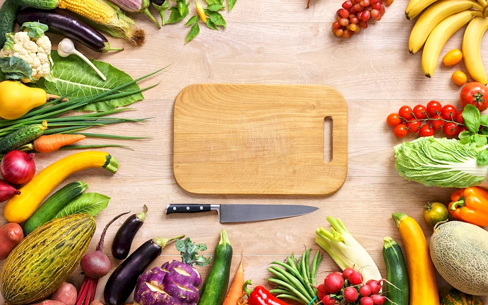 Table with food