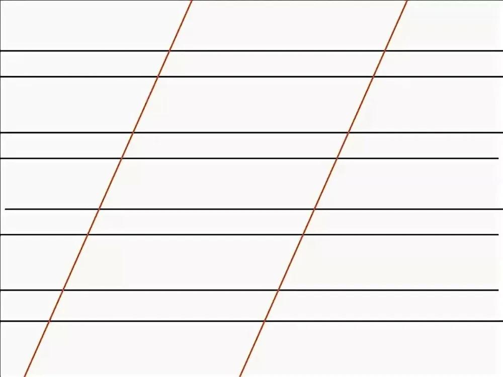 Line notebook spread