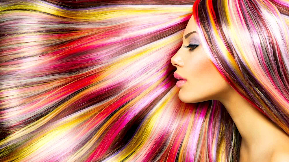 Beautiful coloured hair