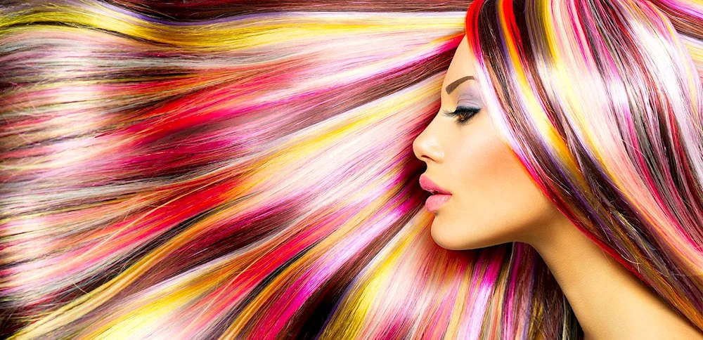 Colouring hair
