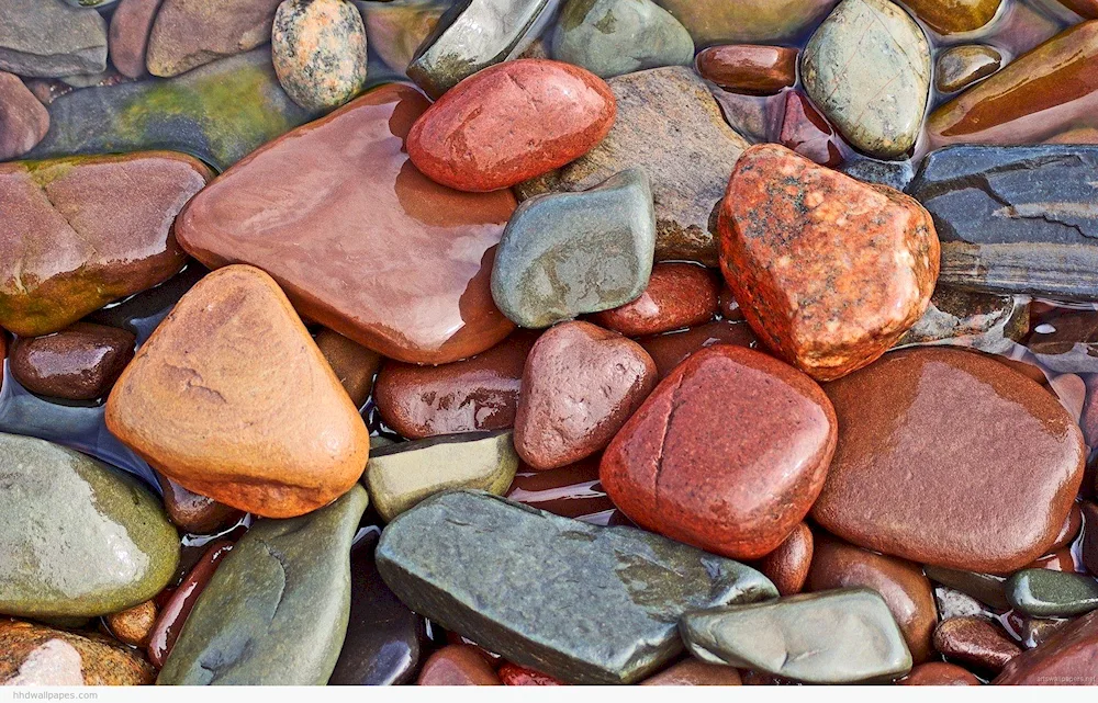 Colourful stones