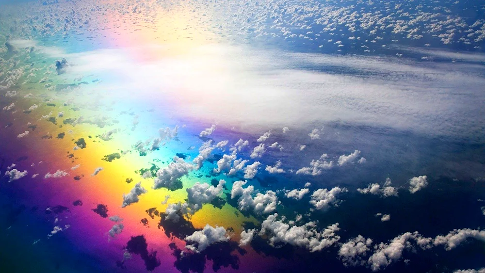 Coloured clouds