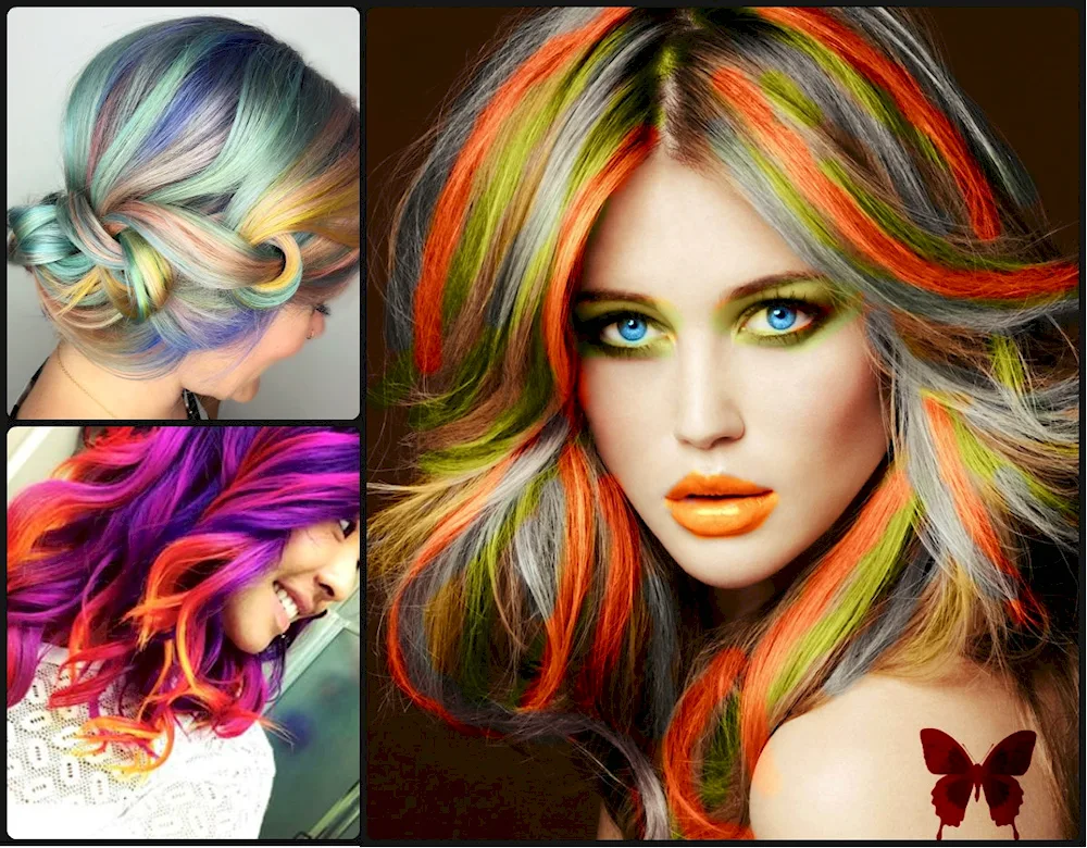 Cascade bob colouring