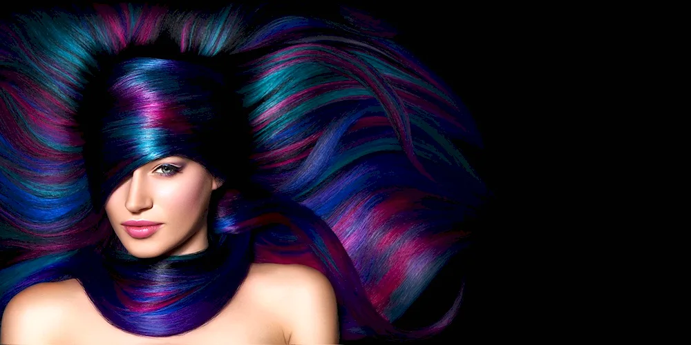 Dyed hair