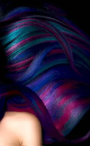 Multicoloured hair