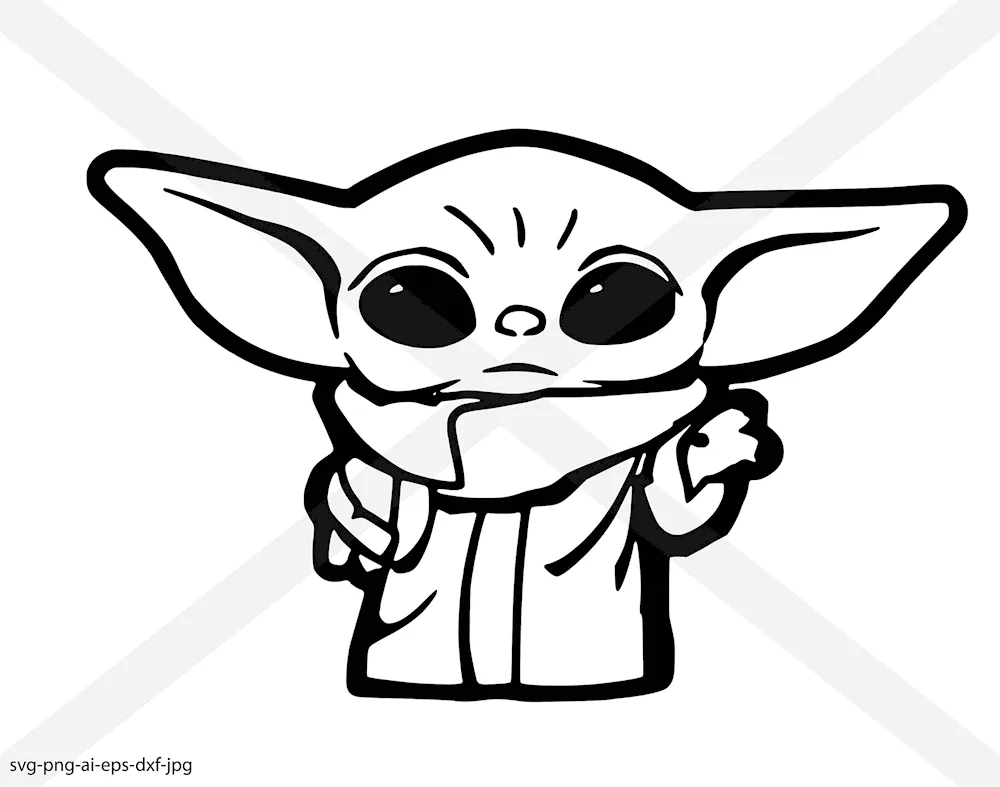 Star Wars yoda colouring book