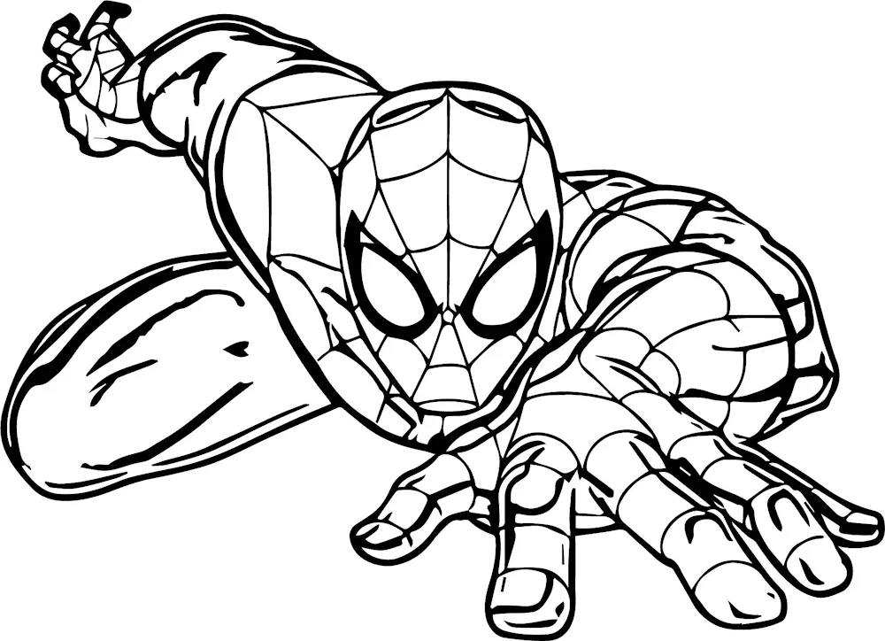 Spider-Man colouring book