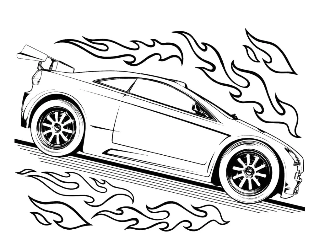 Colouring Lotus car