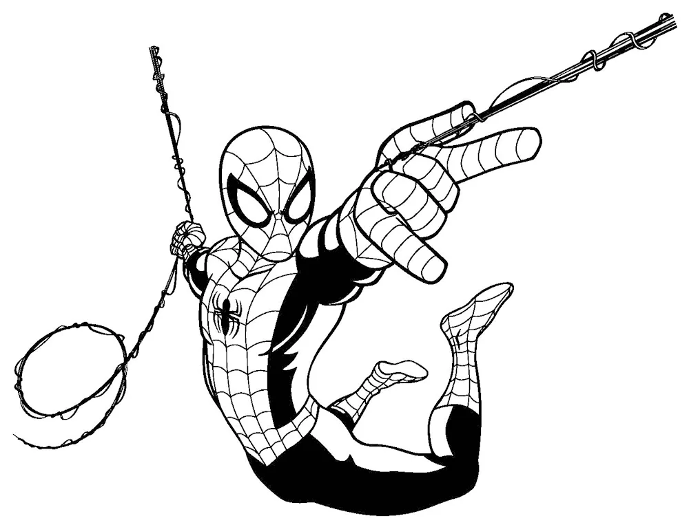 Spider-Man colouring book