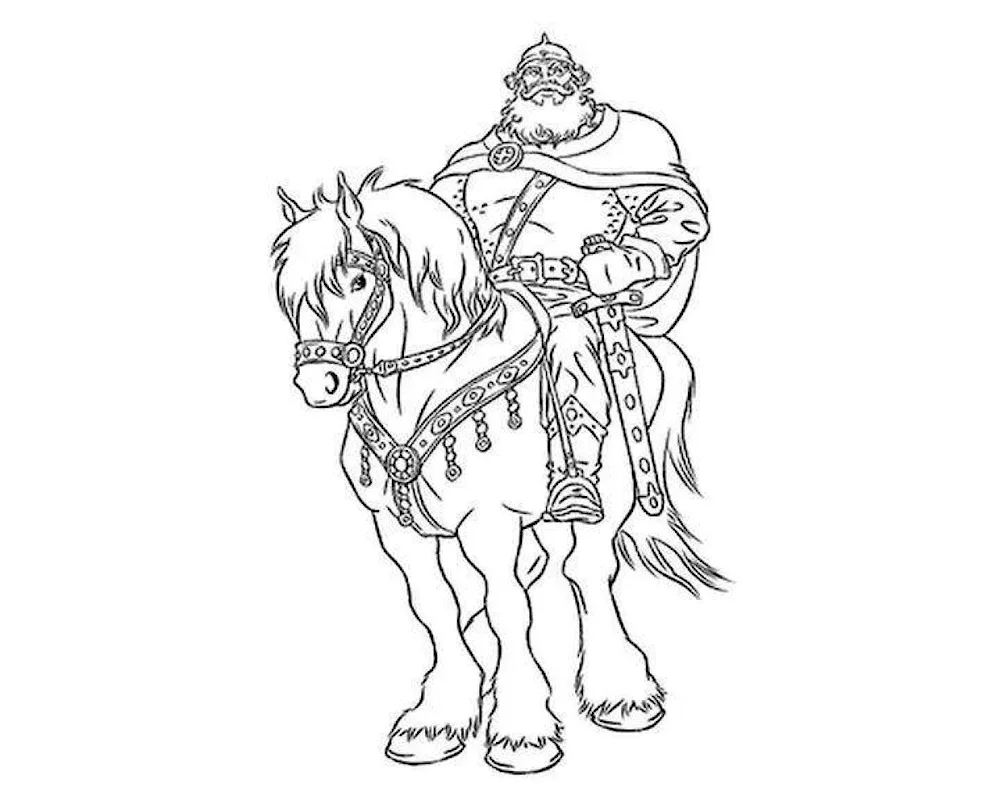 Colouring Ilya Muromets