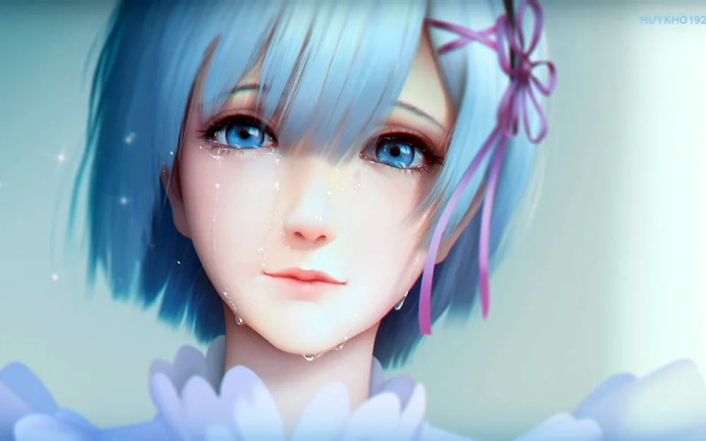 Re Zero Blue-haired