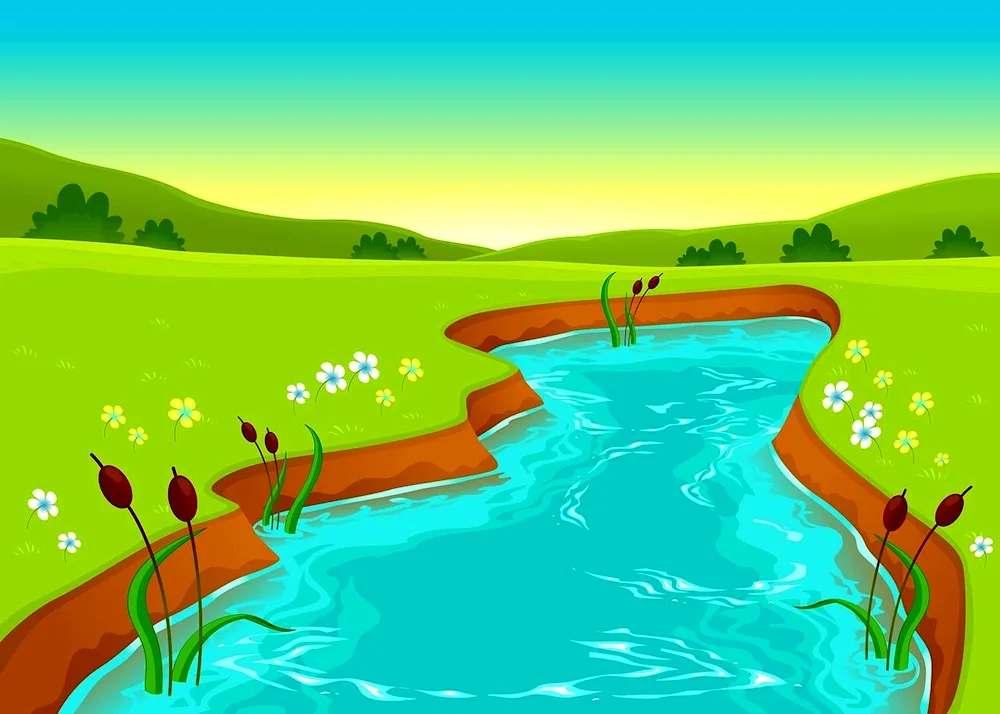 River drawing