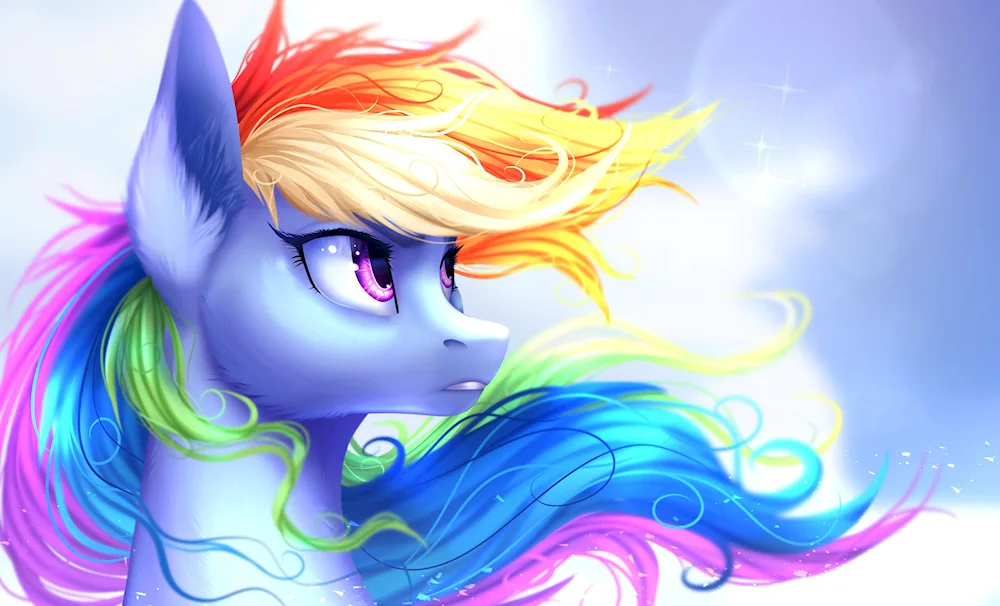 Rainbow Dash Unicorn