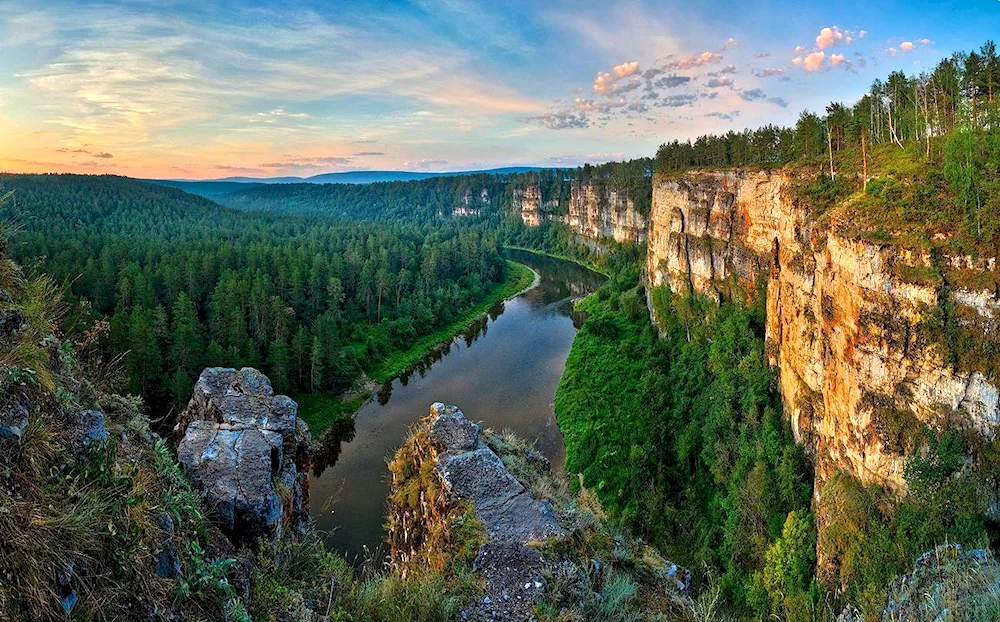 River ai South Ural Chelyabinsk region