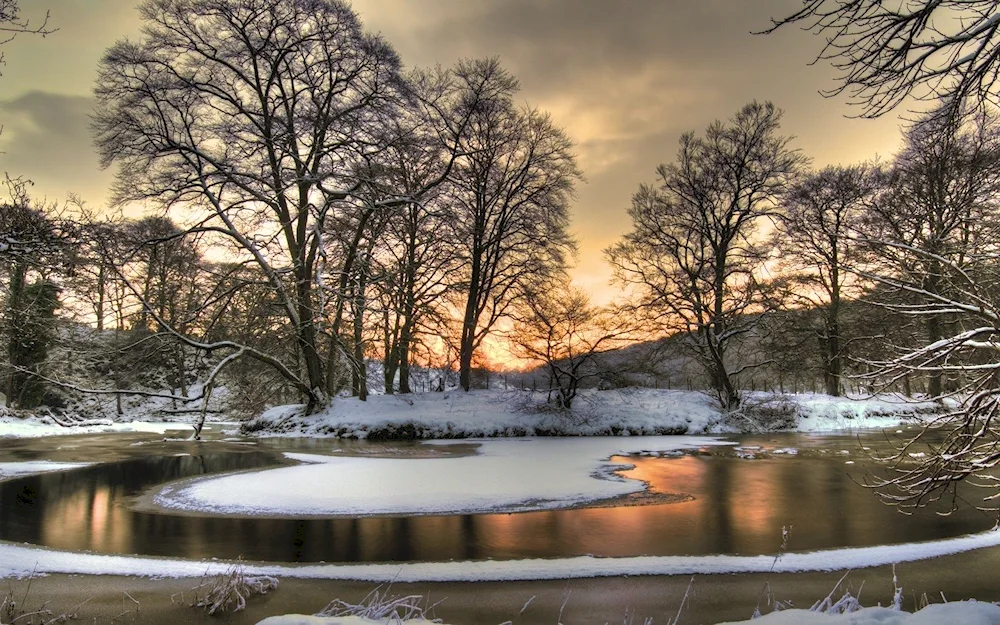 Early spring river Isaac