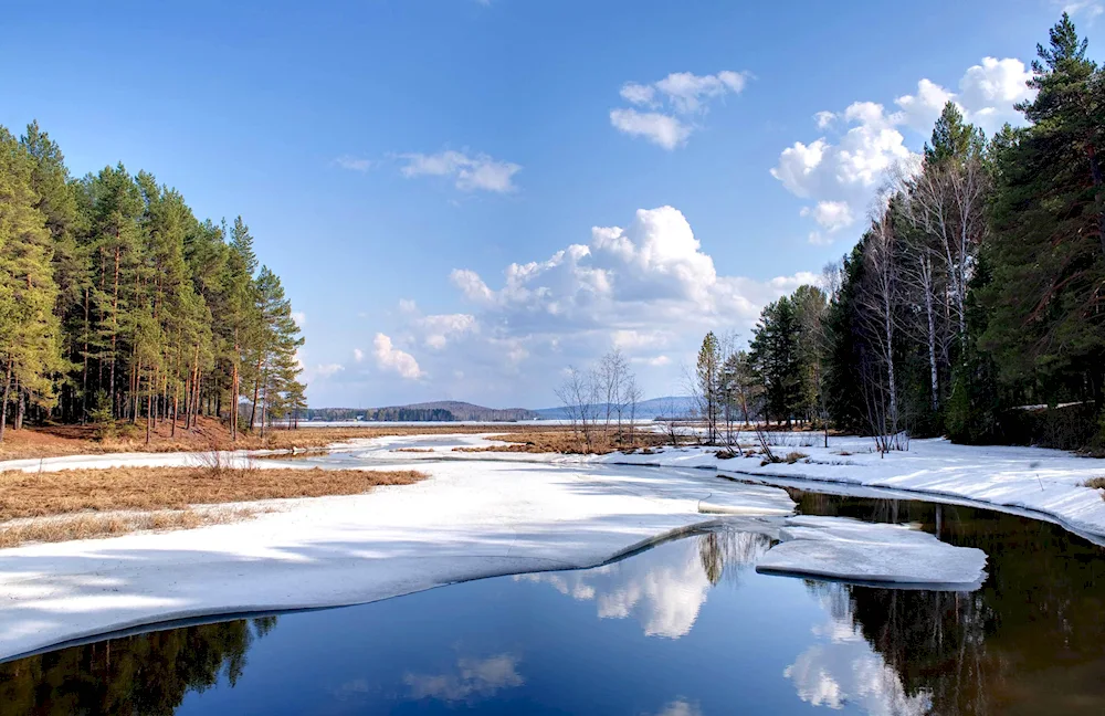 Early Spring River Isaac