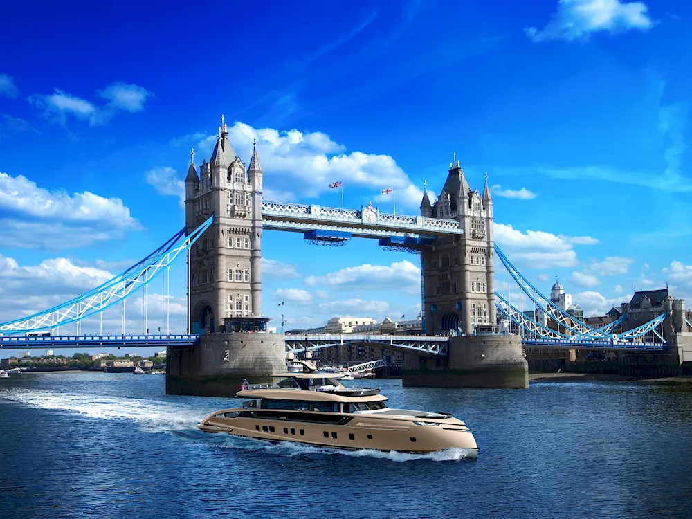 The Thames River and Tower Bridge