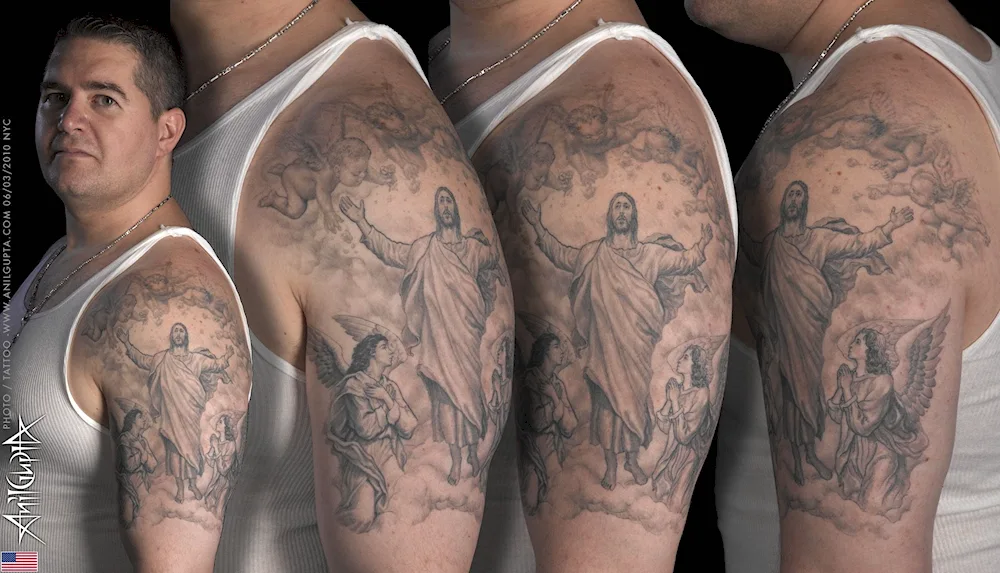 Christ the Last Supper Tattoo