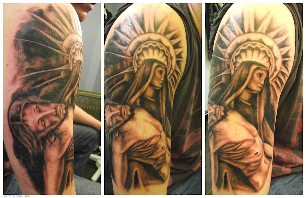 Tattoo Chicano Virgin Mary