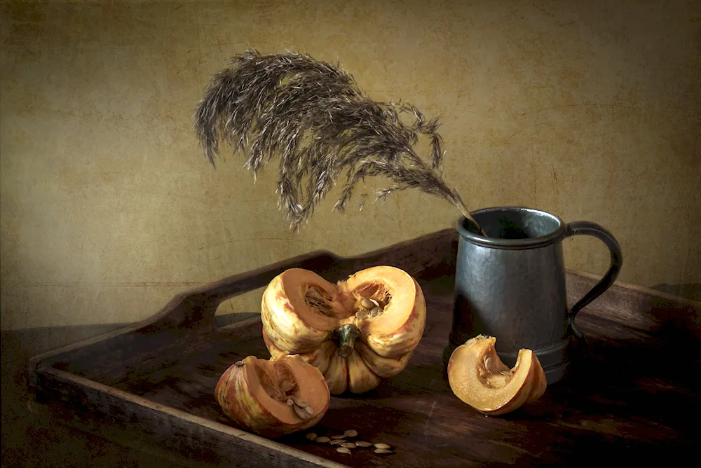 Rembrandt still life Pumpkins