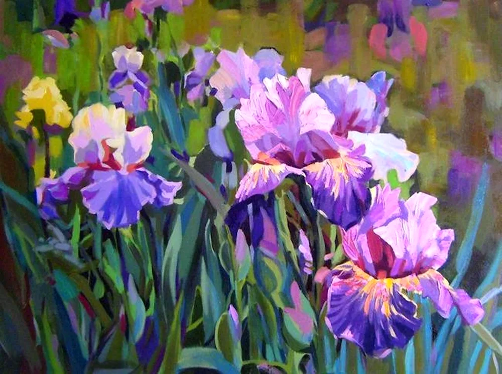 Oil flowers