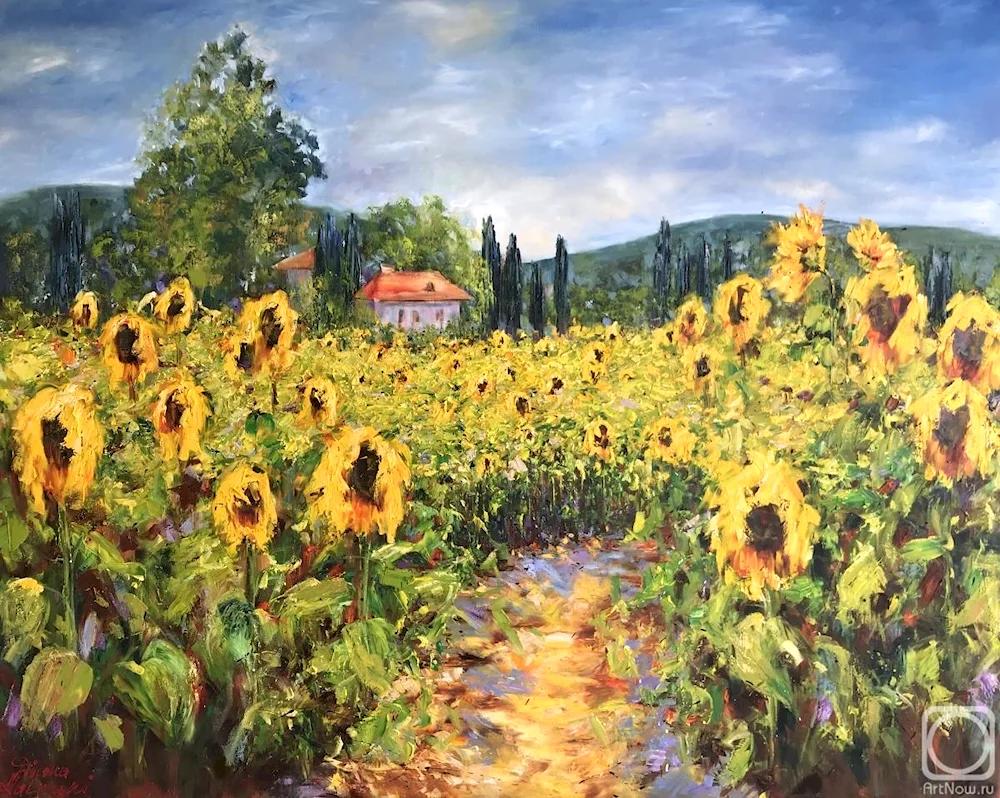 Renoir Sunflowers