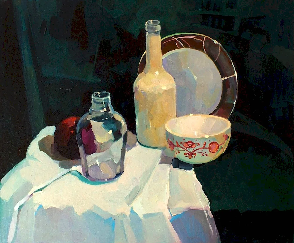 Repina Academy of Fine Arts painting still life painting Alexander Zimin