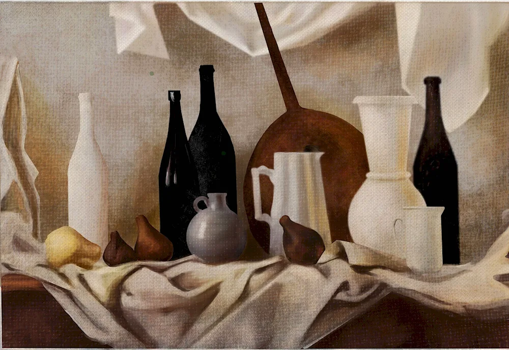 Caravaggio still life pitcher