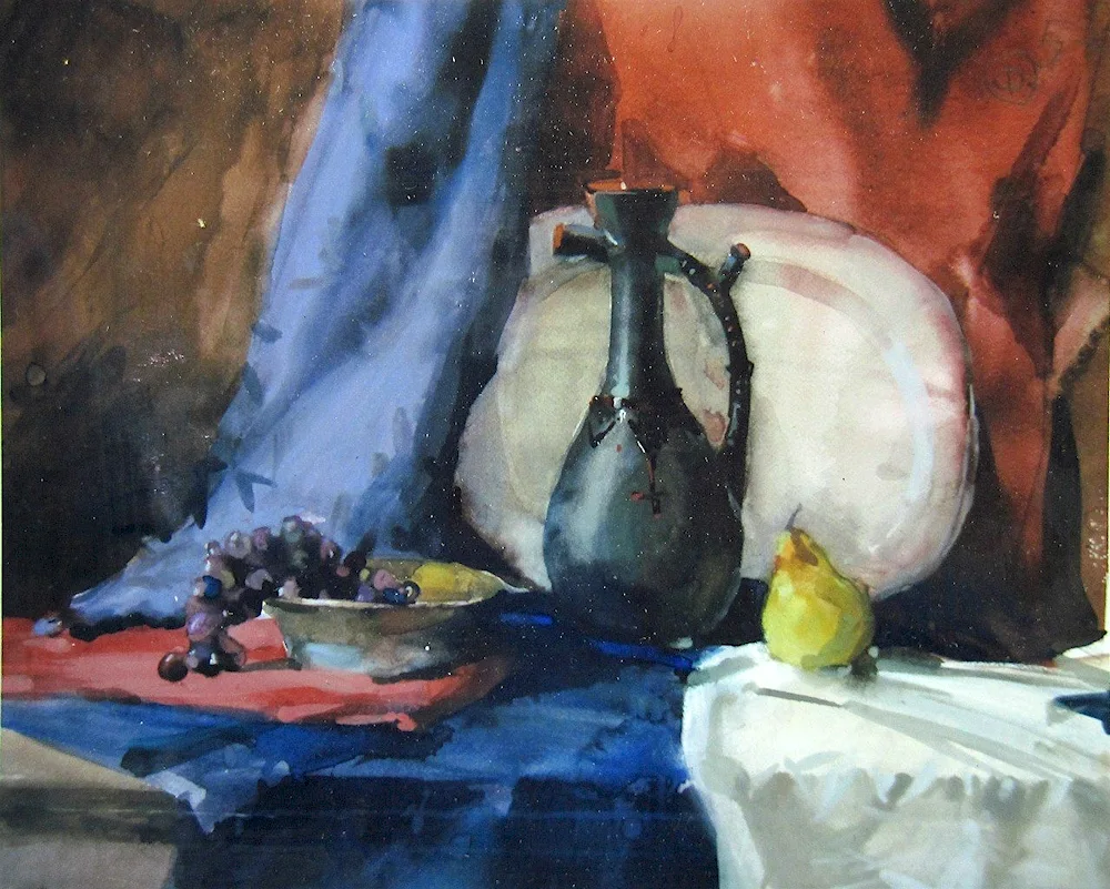 Still life in contrast Academic painting