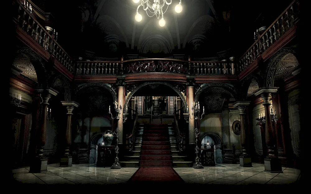 Resident Evil 1 mansion