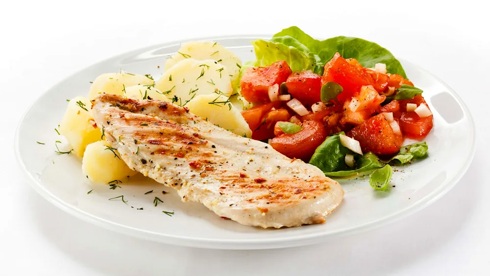 Frozen trout fish
