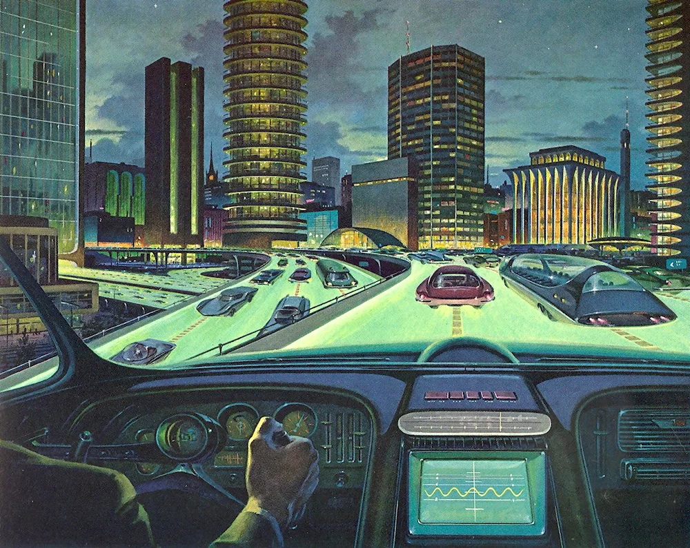 Retrofuturism architecture America