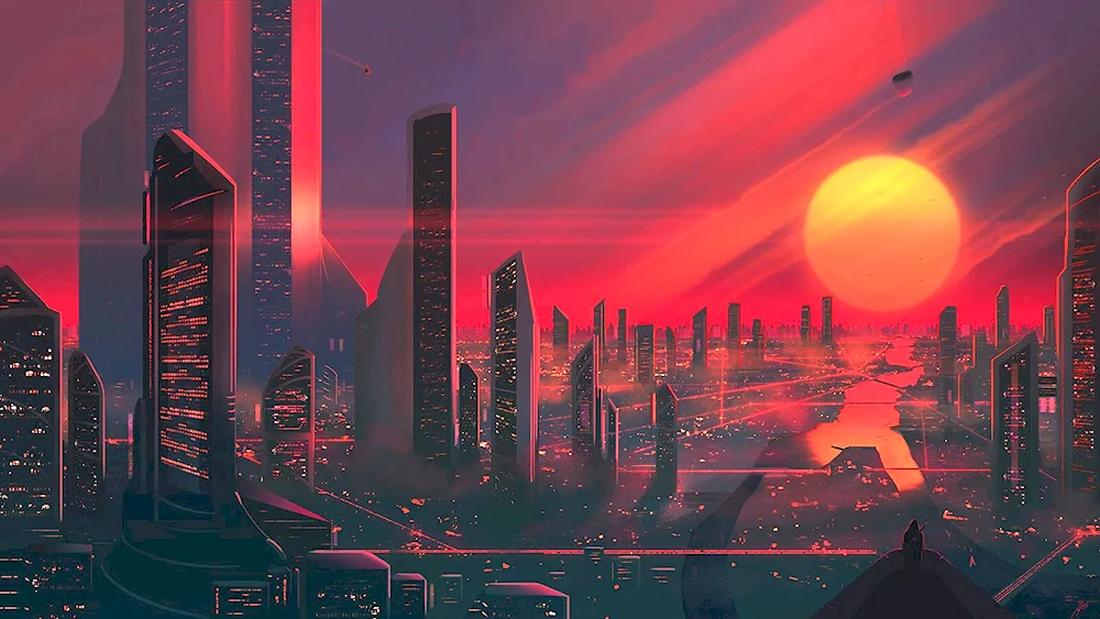 Retrofuturism cyberpunk