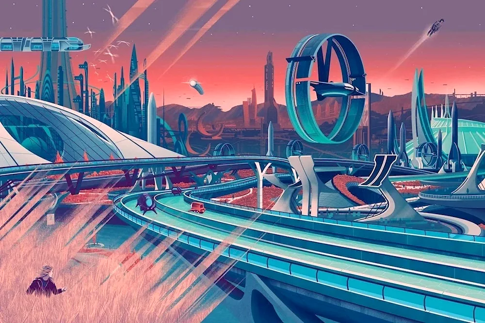 Retrofuturism USSR architecture