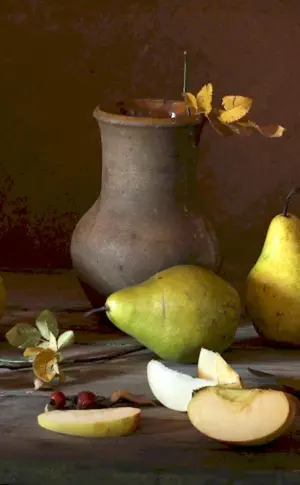 Revyakin Dmitry still life still life pitcher apples