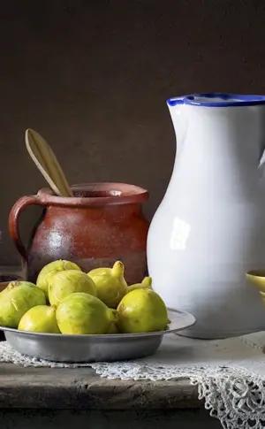 Revyakin Dmitry still life pitcher of apples