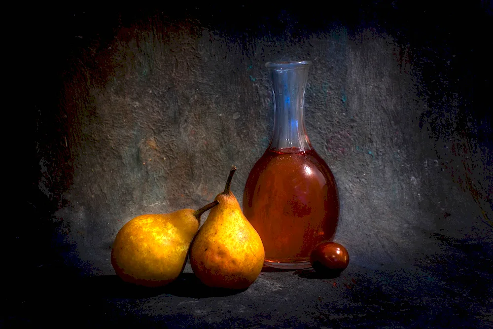 Revyakin Dmitry still life pitcher of apples