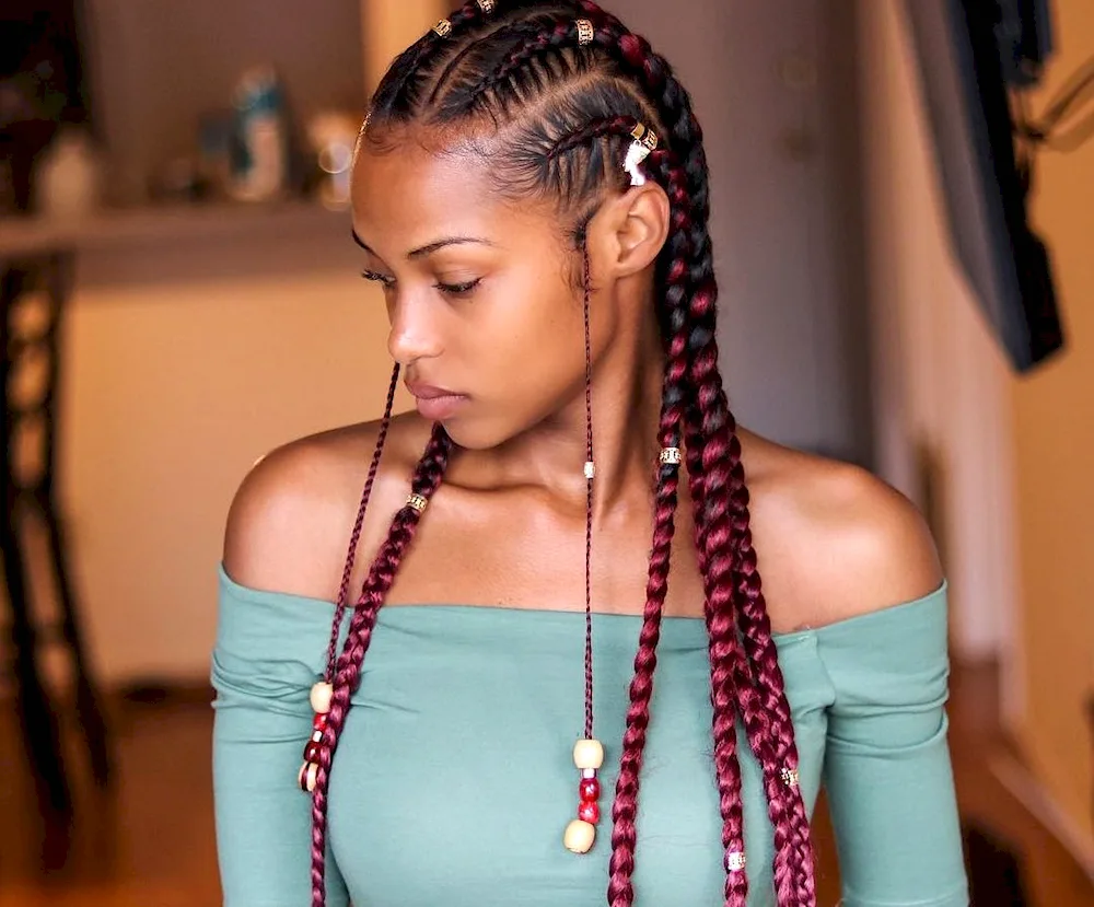 Rihanna braids