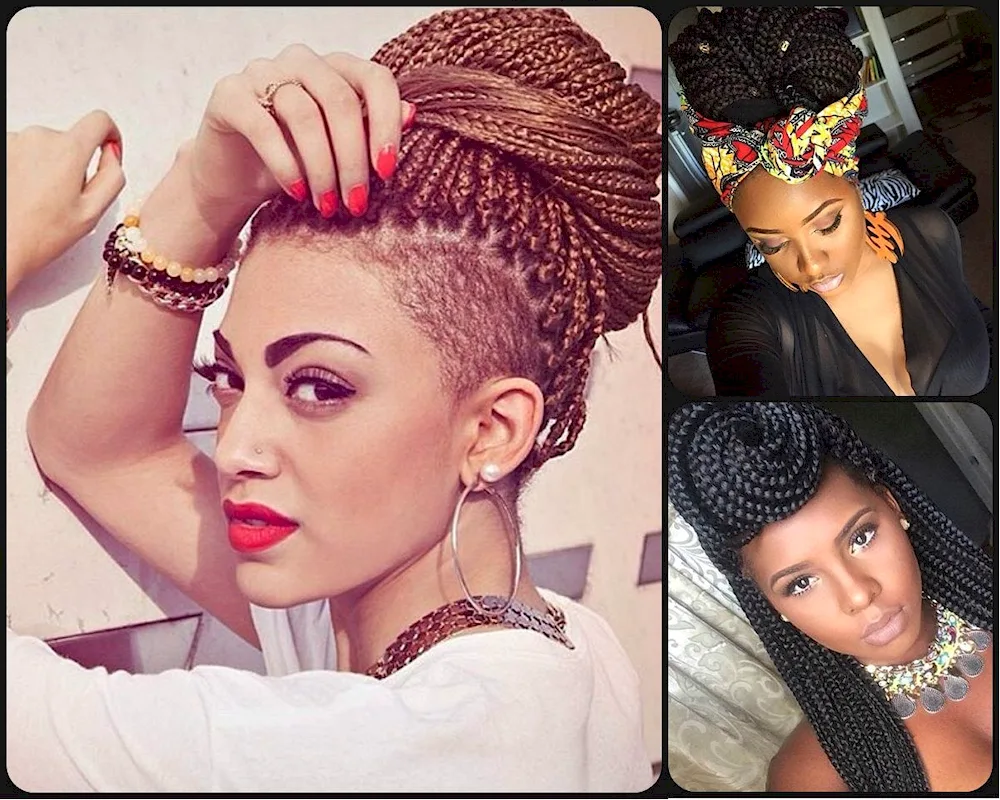 Afro braids zizi.