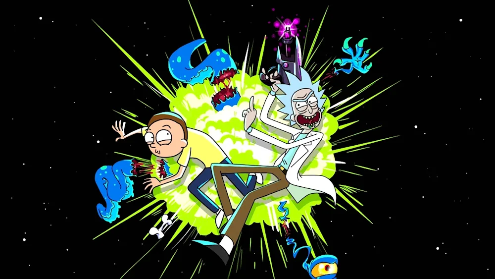 Rick and Morty art 4k