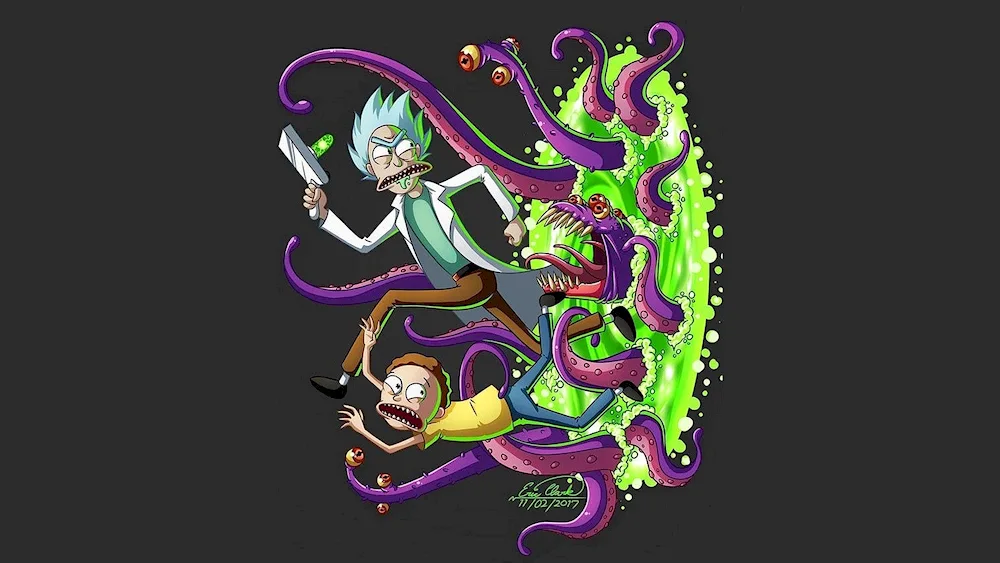 Rick and Morty background