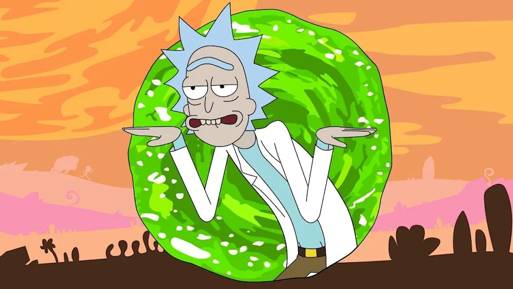 Art Rick and Morty 4k