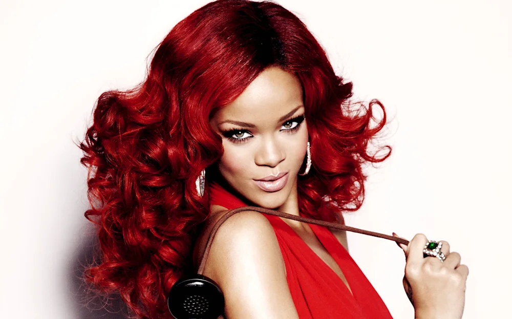 Richaena with red hair