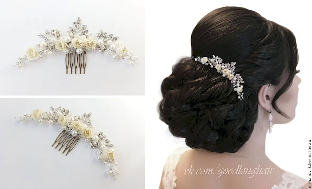Simple hairstyles with comb