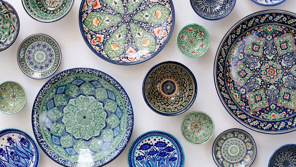 Rishtan ceramics Samarkand