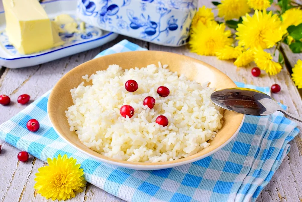 Rice porridge with milk