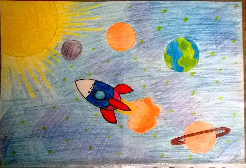 Beautiful drawings of space