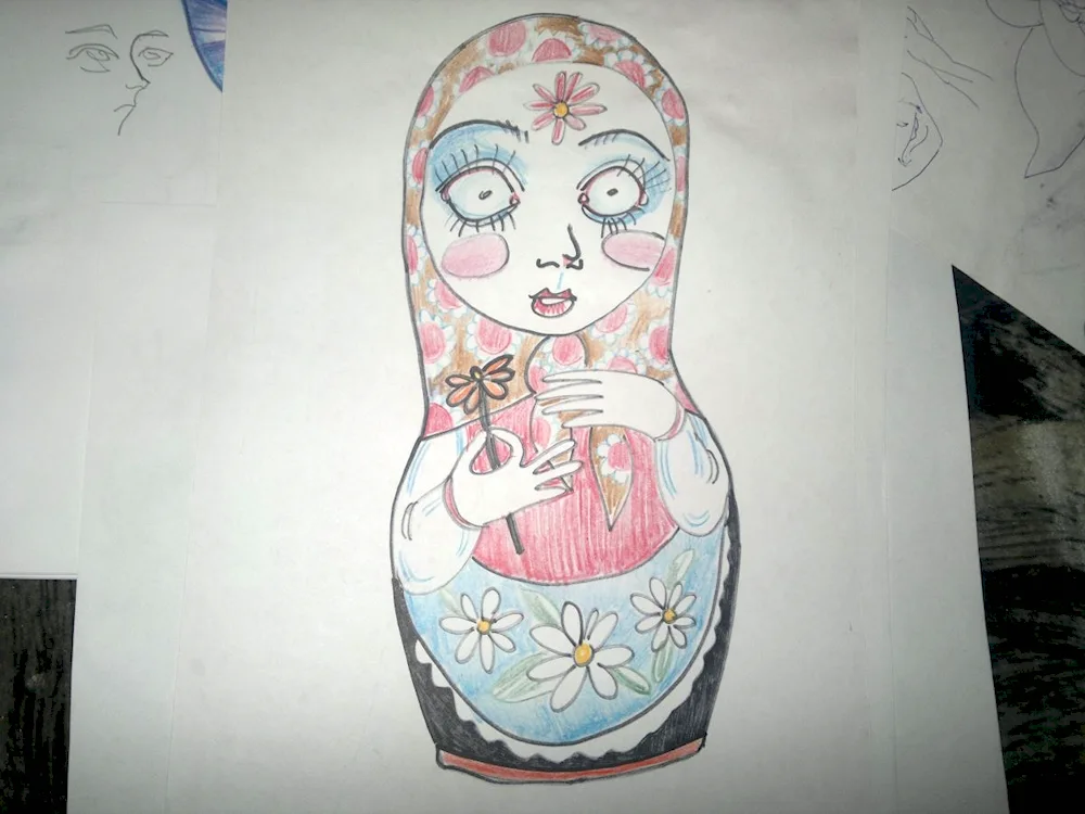 Painting a Matryoshka
